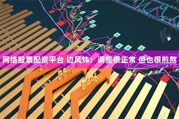 网络股票配资平台 边风炜：调整很正常 但也很煎熬