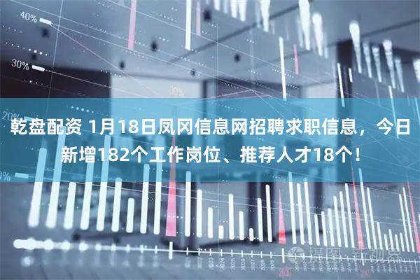 乾盘配资 1月18日凤冈信息网招聘求职信息，今日新增182个工作岗位、推荐人才18个！